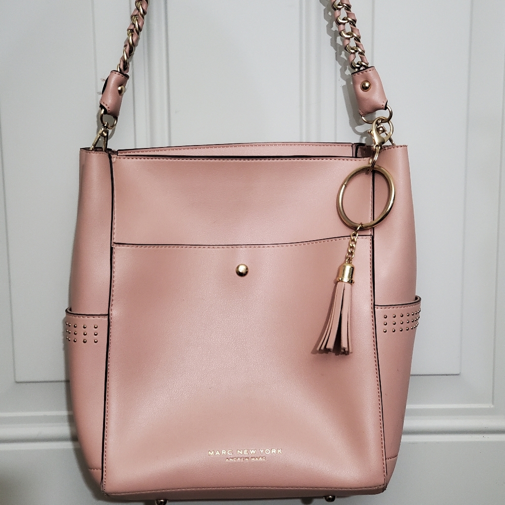 Blush Pink Marc New York Andrew Marc Leather Bag Wilson Leather